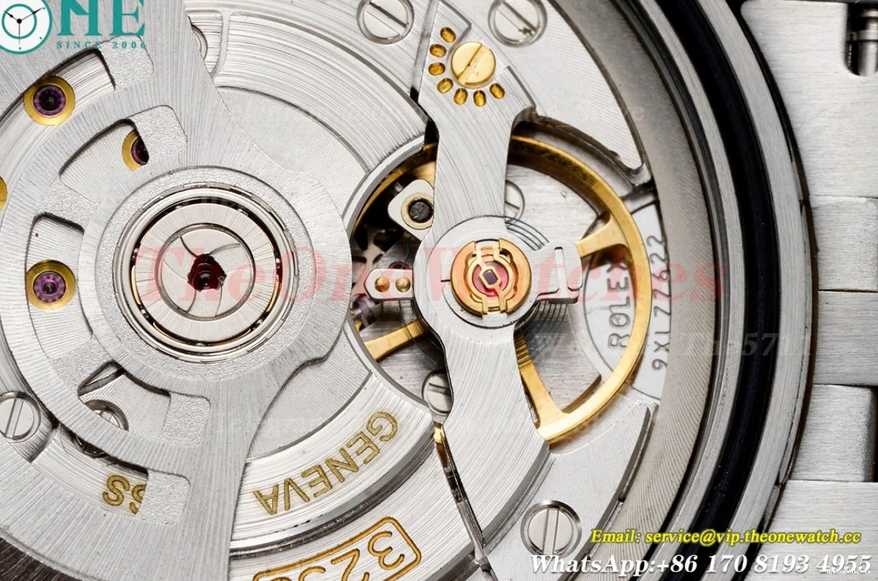 126334 GMF 41mm SS VR3235 Textured Green SS Datejust Dial 0214